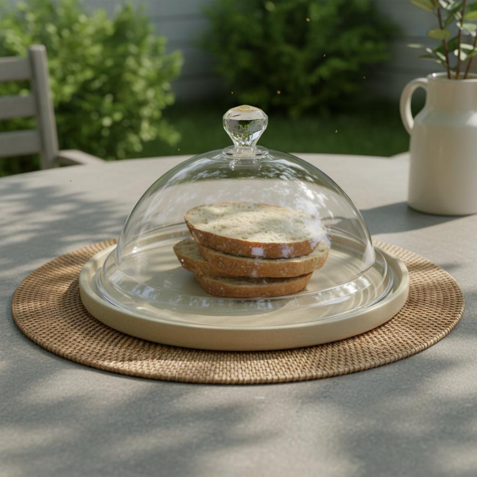 Plastic Dome Clear - Lebensmittel-Schutzabdeckung Staubdichte Transparente Kuchenhaube Runde Gebäck-Präsentationsabdeckung