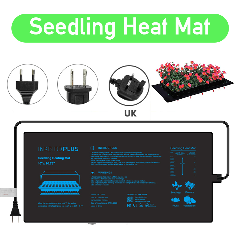 Heat Mat Seedling - 20,75 x10CM EU/US/UK/AU Stecker Sämling Wärme