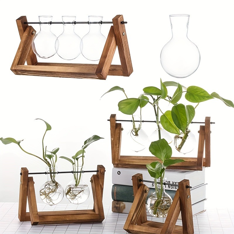 Propagation Station Vase - Tabletop Glas Pflanzer Vermehrung Station Hydrokultur