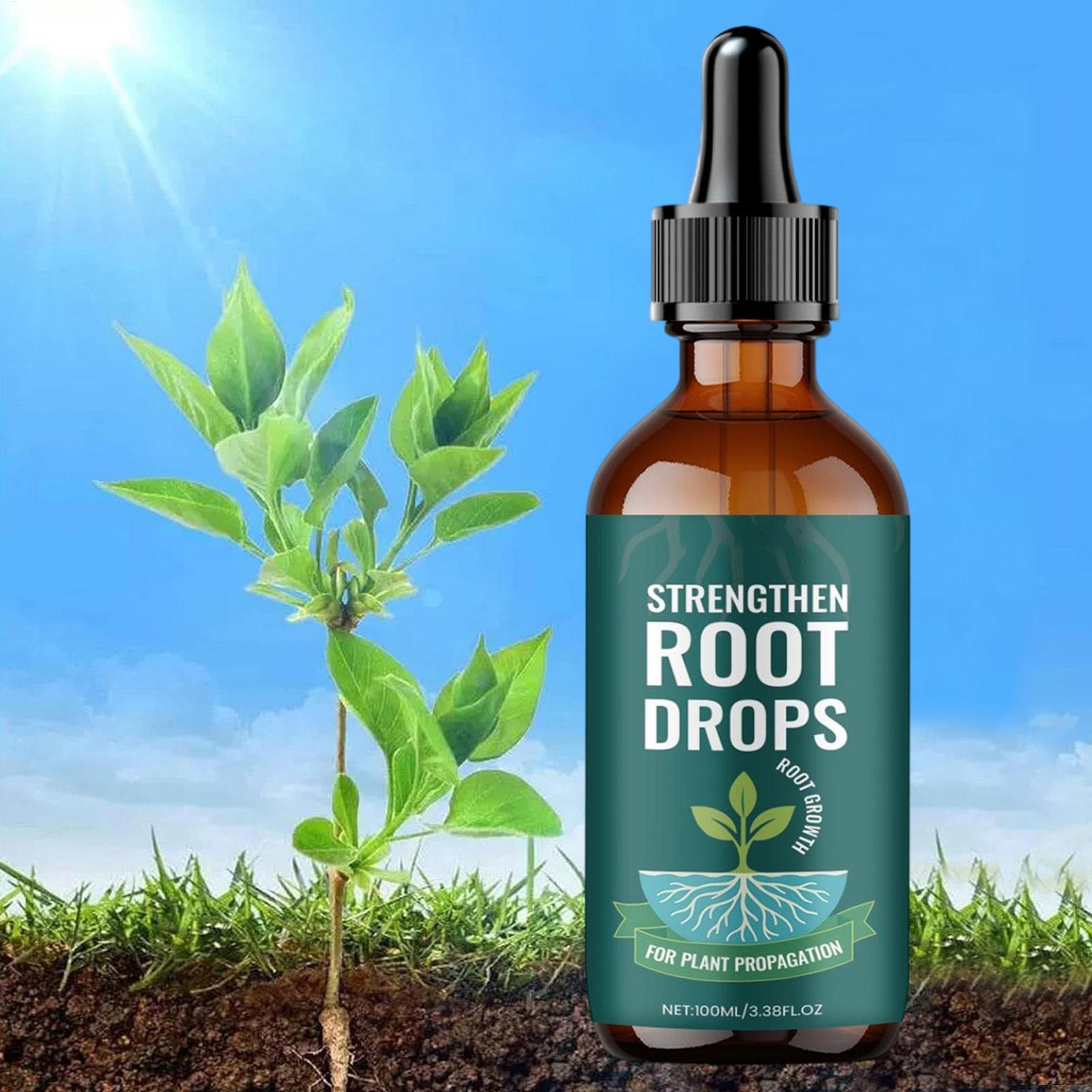 Root Stimulator Liquid - 100 ml Pflanzenwurzel-Flüssigkeitstropfen, Wurzelwachstumsstimulator, Wurzelhormon-Konzentrat für