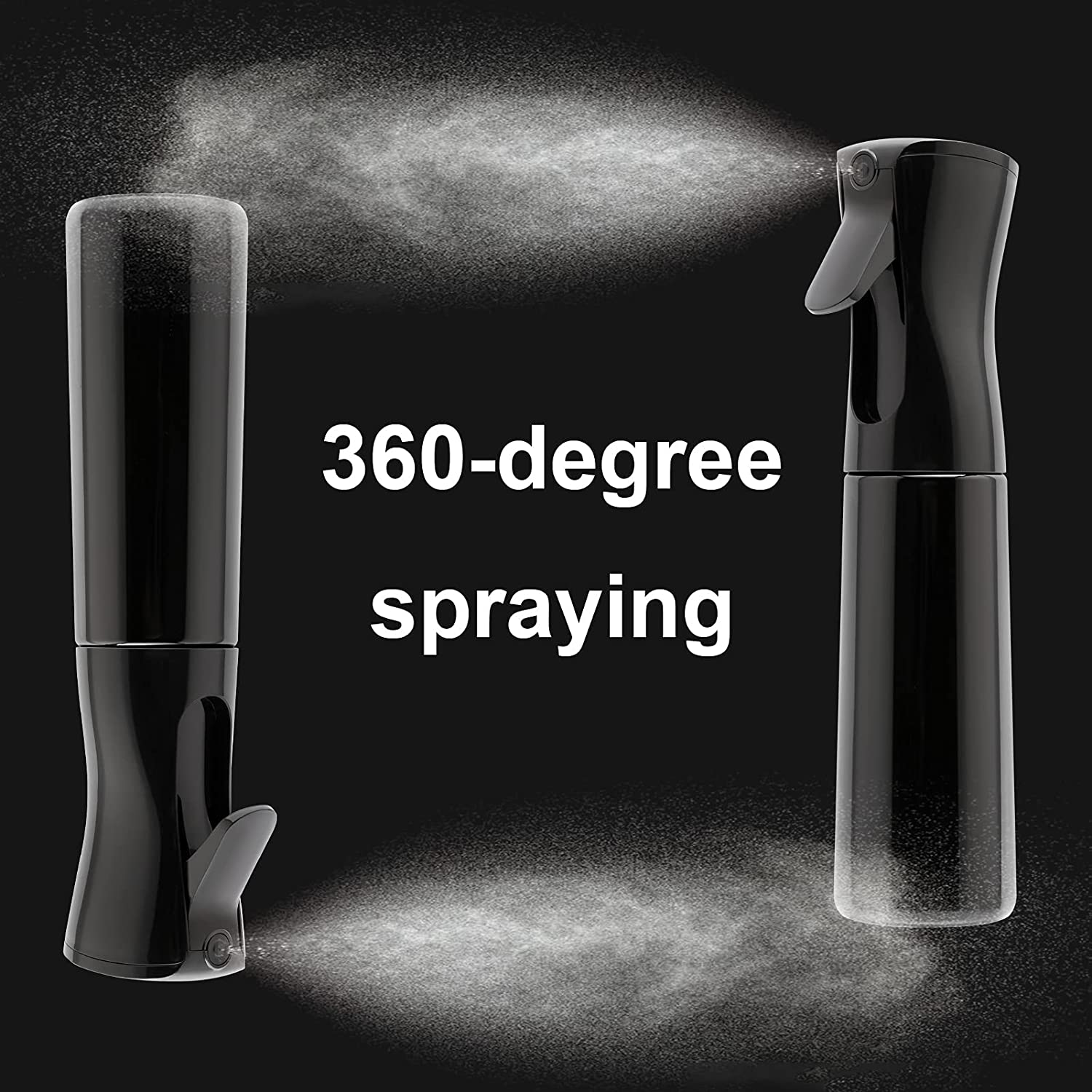 Misting Bottle Fine - 200ml Kontinuierlicher Sprühnebel 360 ° Nachfüllbarer