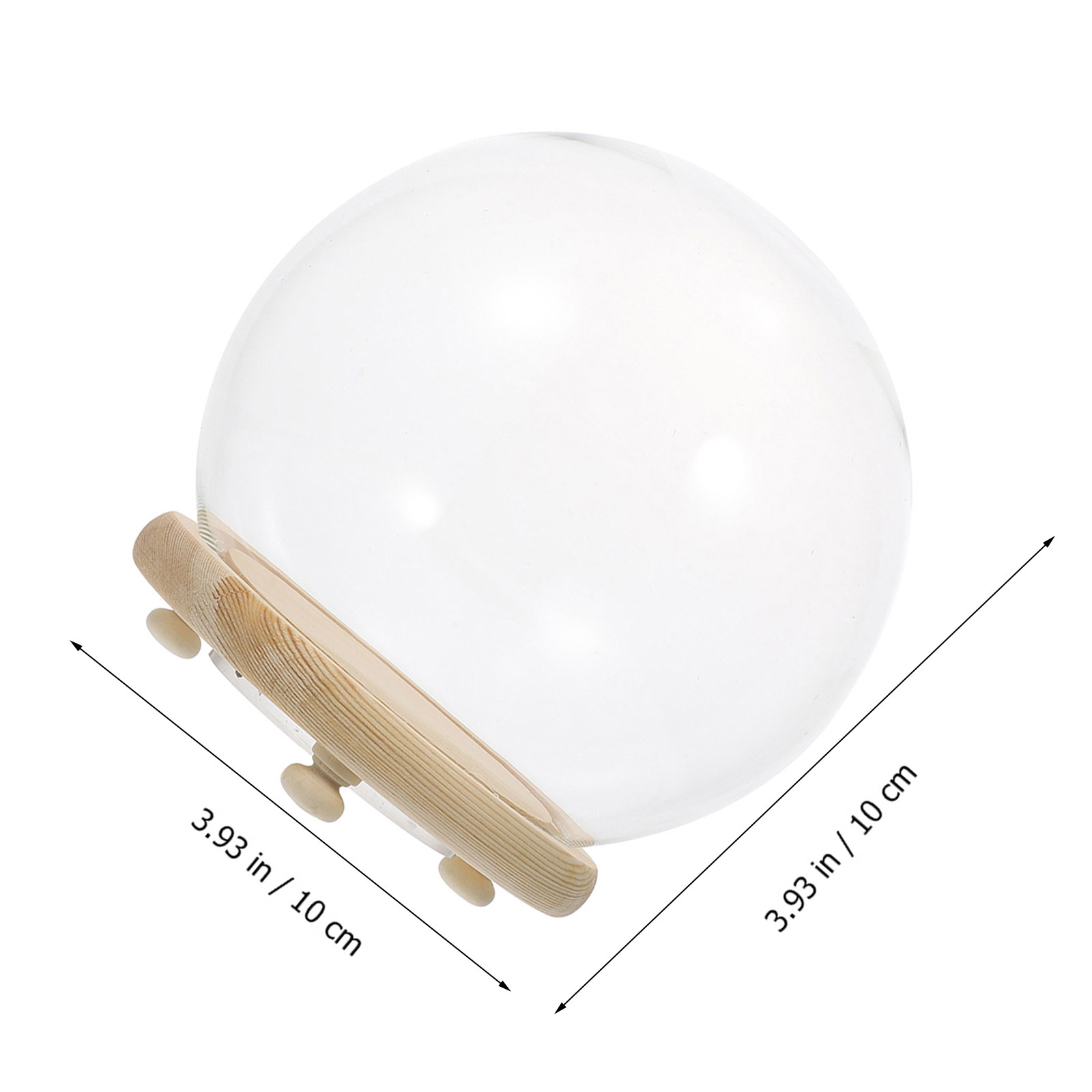 Klare Glaskuppel-Abdeckung für – Plastic Dome Clear Bewertung und Preis