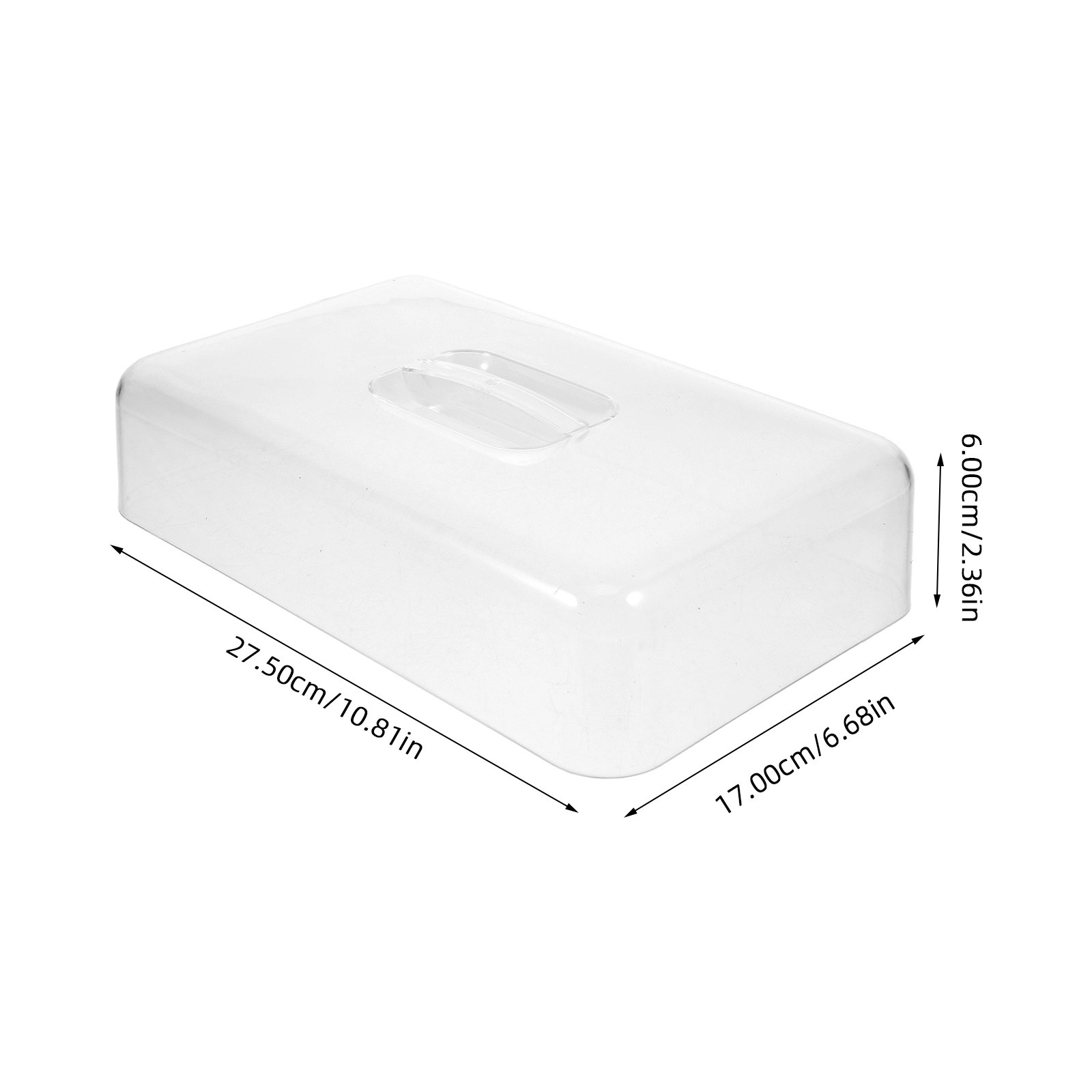 2 Stück Klare Rechteckige Acry – Plastic Dome Clear Bewertung und Preis