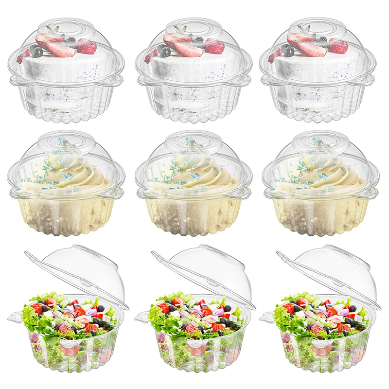 10 stücke Cupcake Verpackungs  – Plastic Dome Clear Bewertung und Preis
