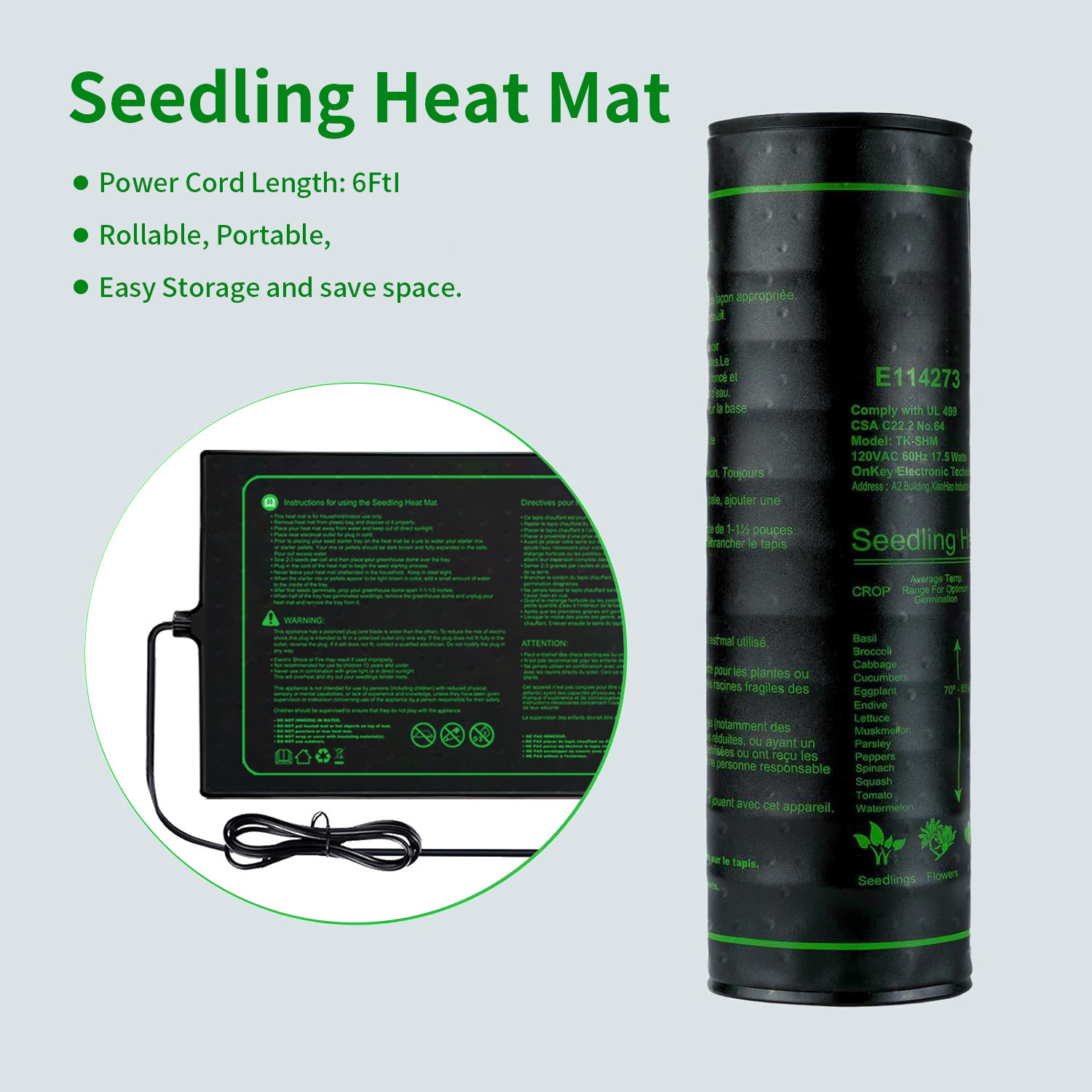 Zweier-Pack 20 x 10 Zoll Sämli – Heat Mat Seedling Bewertung und Preis