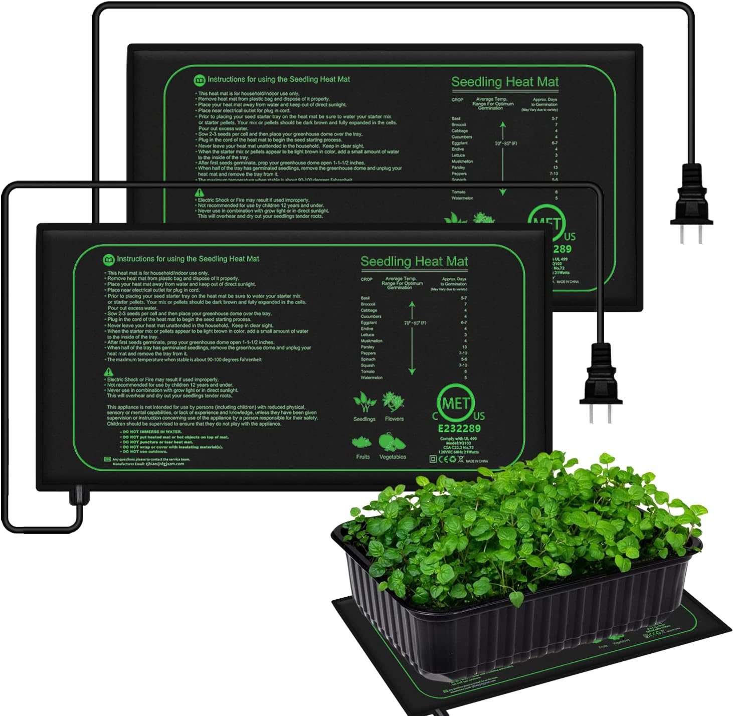 10/25/50CM Sämling Wärme Matte – Rooting Gel Clone Bewertung und Preis