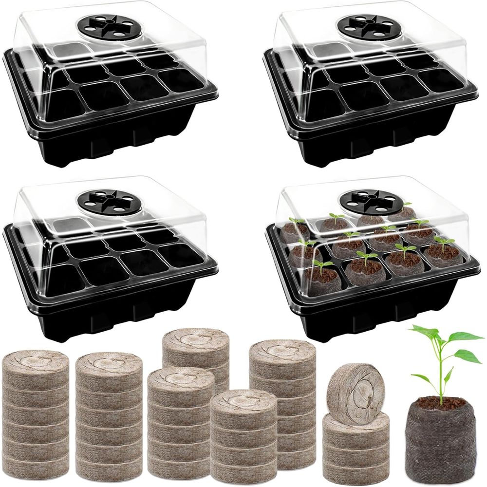 4er-Pack Anzuchtschalen mit 50 – Peat Pellet Tray Bewertung und Preis