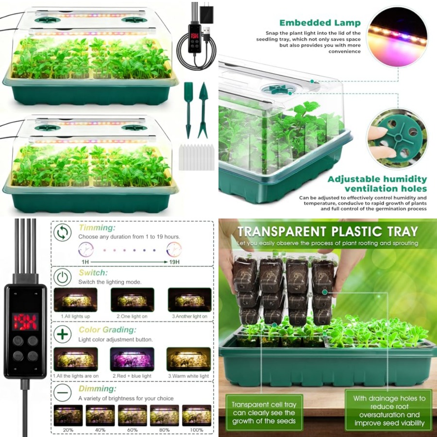 Anzuchtschale mit Wachstumsbel – Humidity Dome Kit Bewertung und Preis