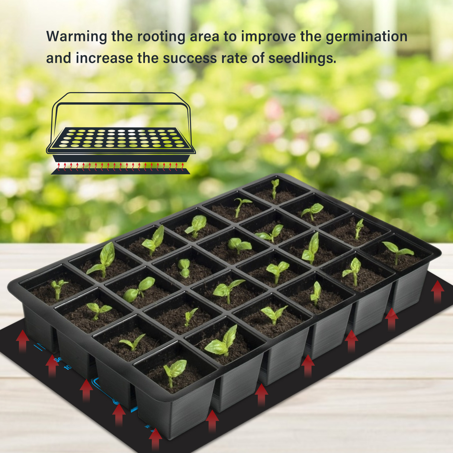 20,75 x10CM EU/US/UK/AU Stecke – Heat Mat Seedling Bewertung und Preis