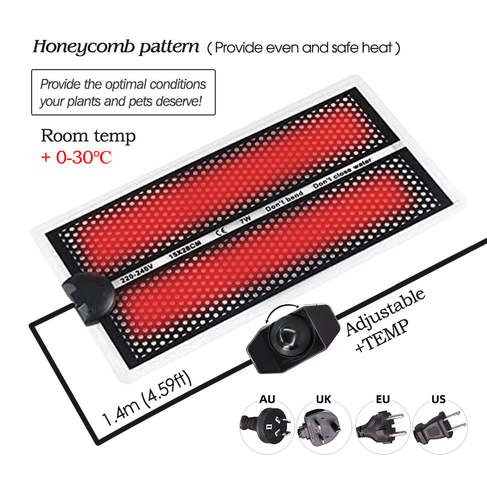 5–20 W Garten-Sämlinge, Heizki – Heat Mat Seedling Bewertung und Preis